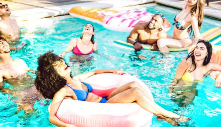 Bikini Teens at the Water Park