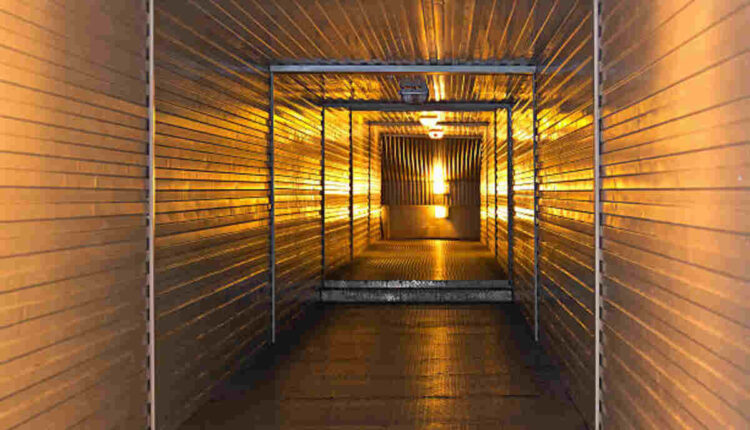 inside a paint curing oven
